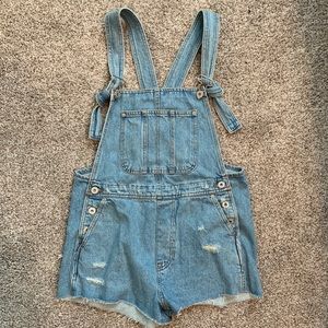 Boyfriend fit overalls